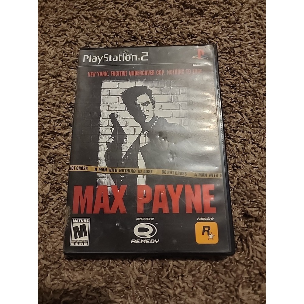 Max Payne 1 Greatest Hits‎ Sony Playstation 2 PS2 EX+NM condition COMPLETE!